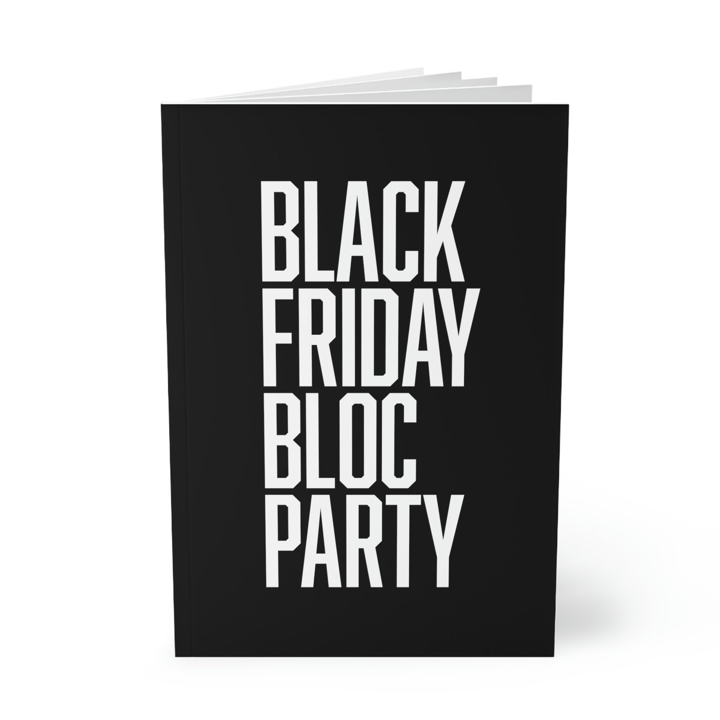 UK - Black Friday Bloc Party Notebook, A5