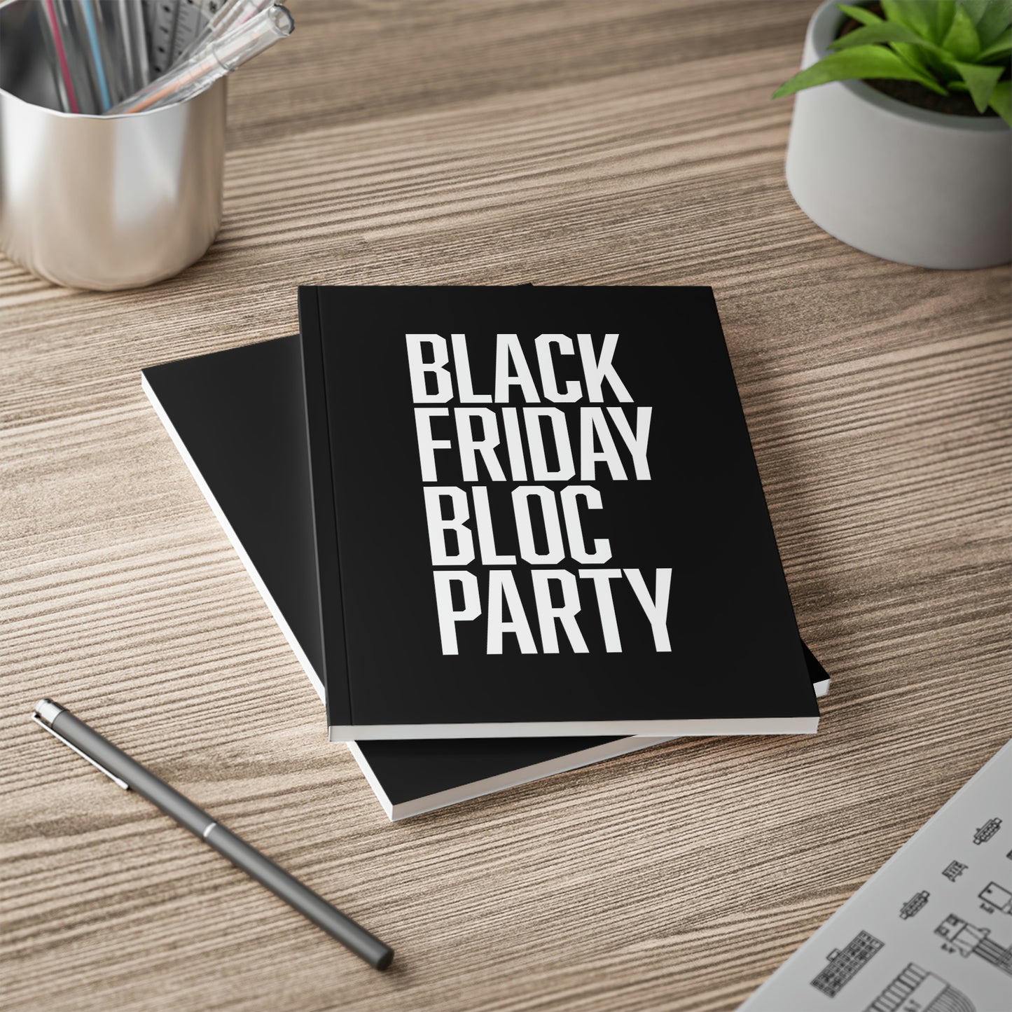 UK - Black Friday Bloc Party Notebook, A5